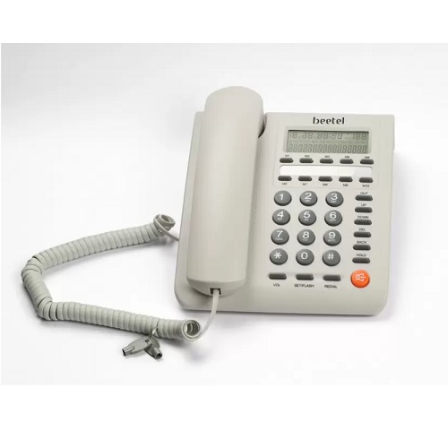 Beetel M 59 White Corded Landline Phone